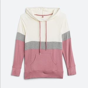 NWT!!! Womens XL Market & Spruce, Brenda colorblocked French terry hoodie!